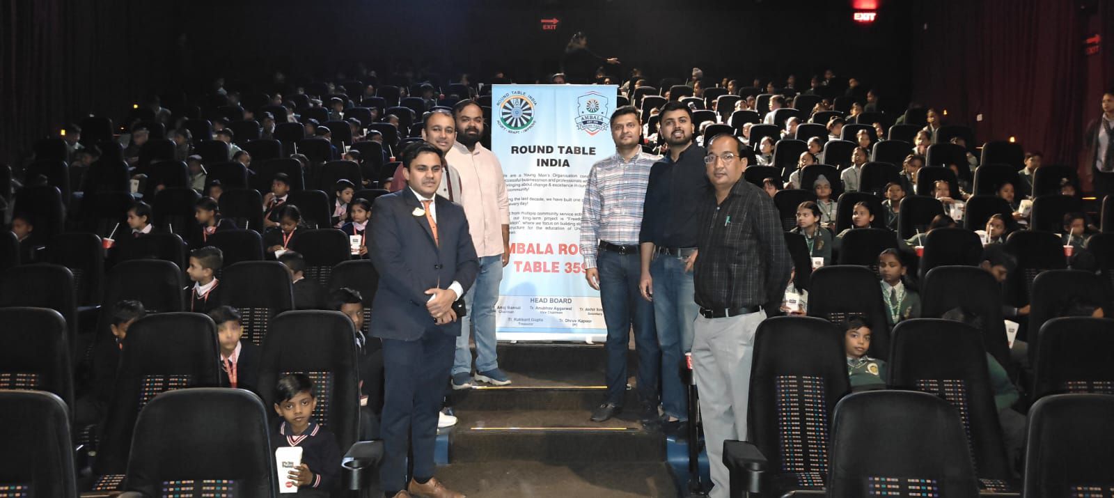 “AMBALA ROUND TABLE और CINEPOLIS द्वारा श्री जी आर एस डी स्कूल के विद्यार्थियों के लिए ‘महायोद्धा श्री रामा’ फिल्म प्रदर्शित”